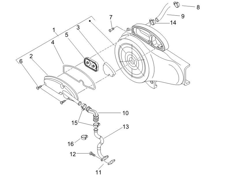 Secondary air box