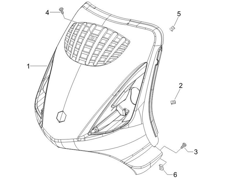 Front shield
