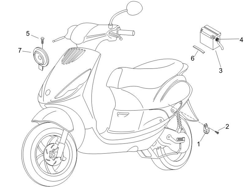 Remote control switches - Battery - Horn