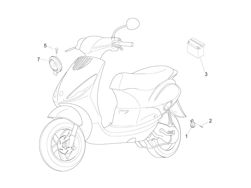Remote control switches - Battery - Horn