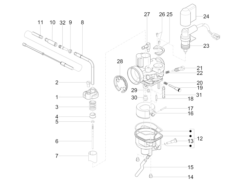 Carburetor s components
