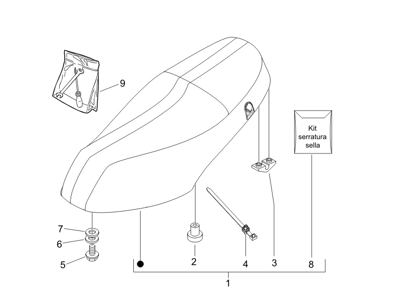 Saddle/seats 