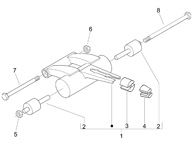 Swinging arm