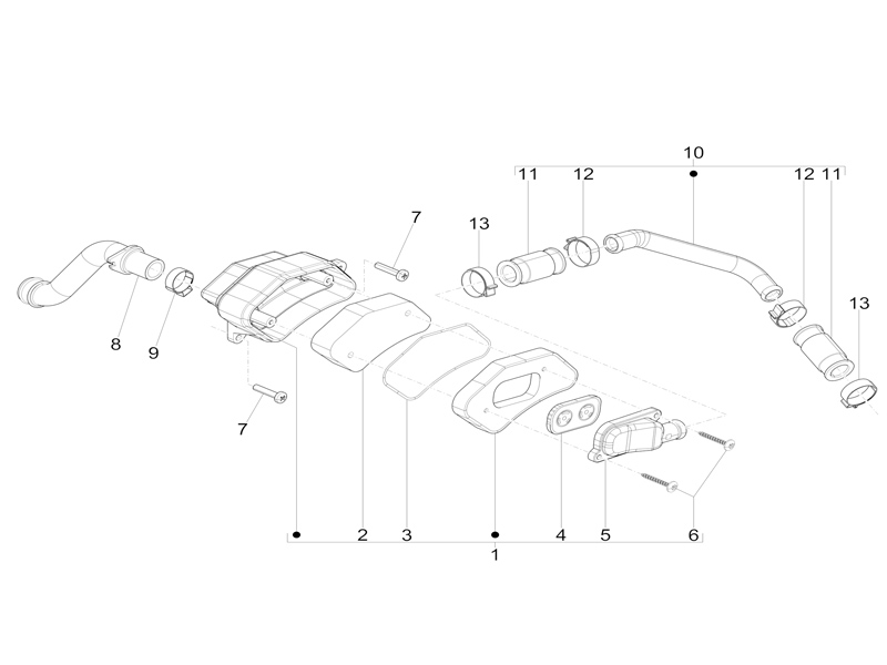 Secondary air box