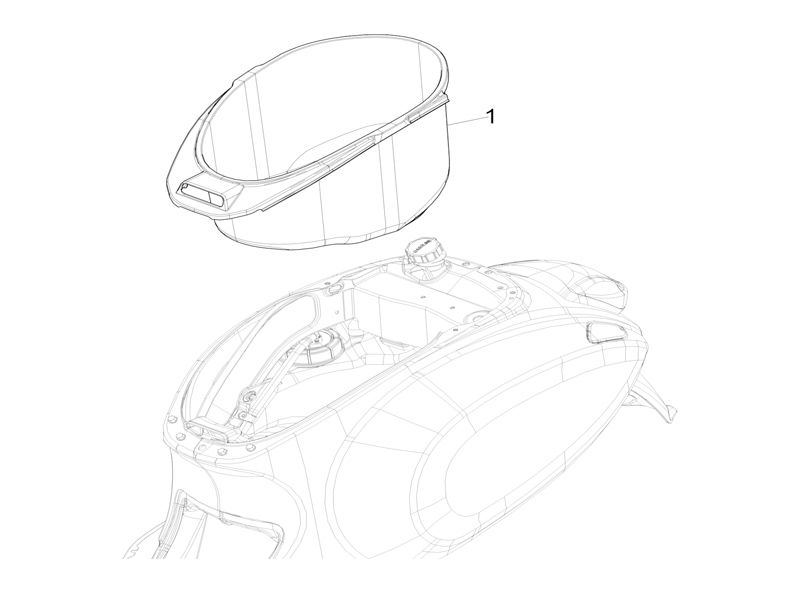Helmet huosing - Undersaddle