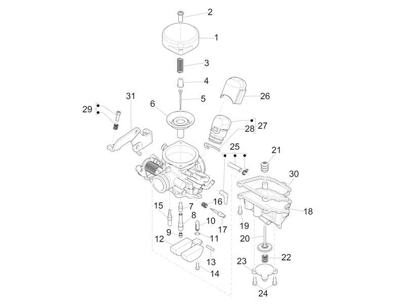 Carburetors components