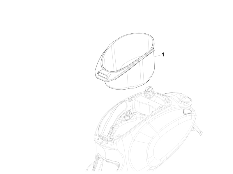 Helmet huosing - Undersaddle