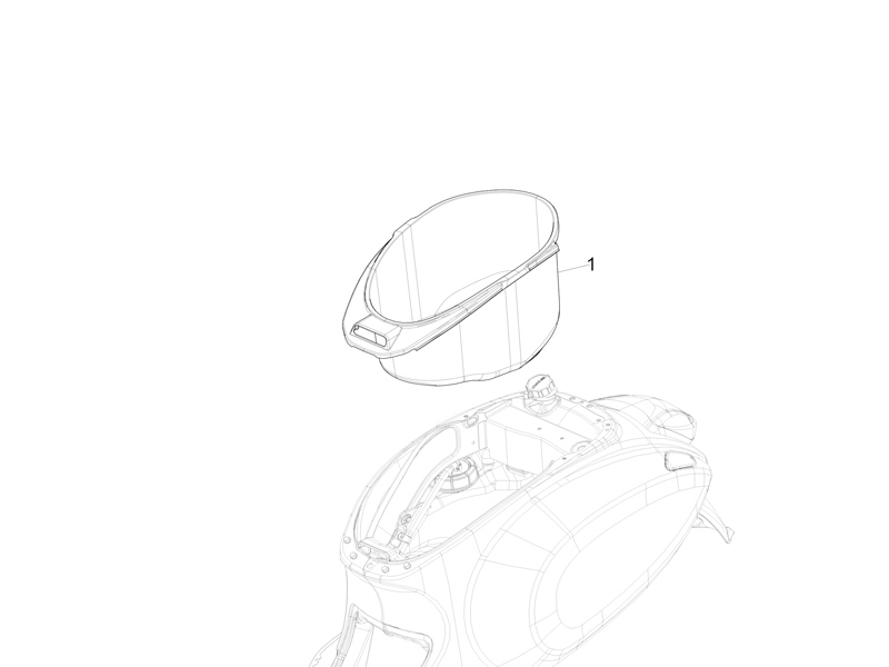 Helmet huosing - Undersaddle