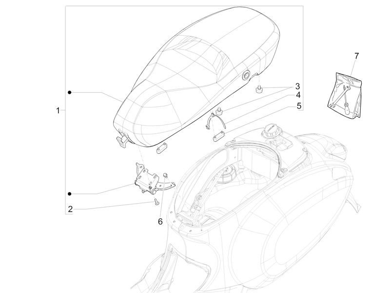 Saddle/seats