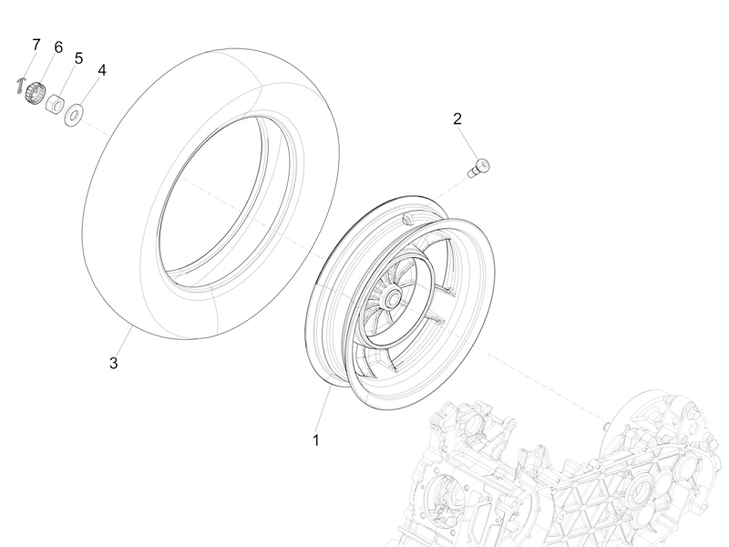 Rear wheel