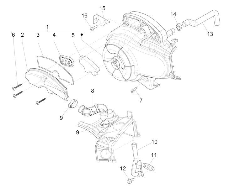 Secondary air box