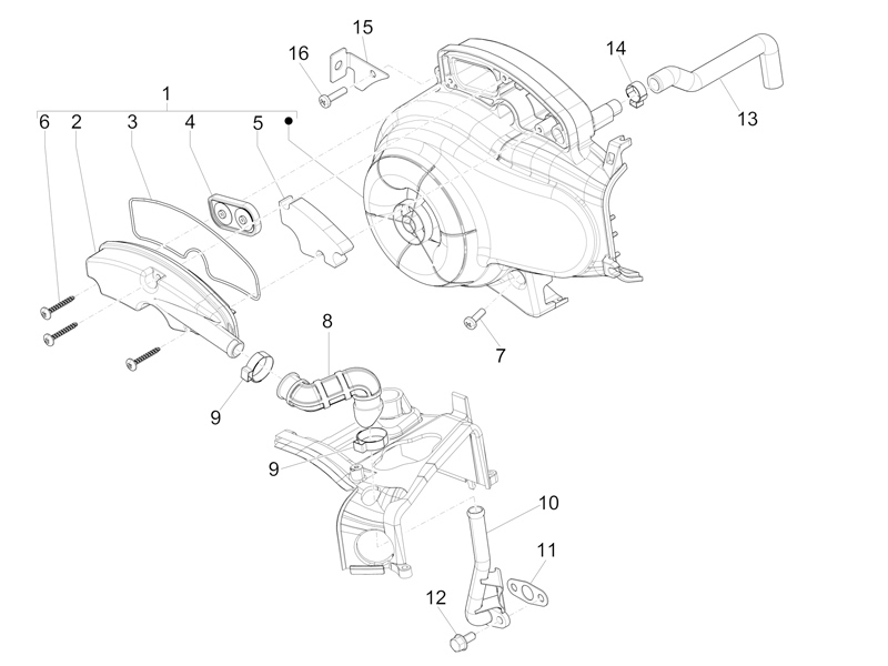 Secondary air box