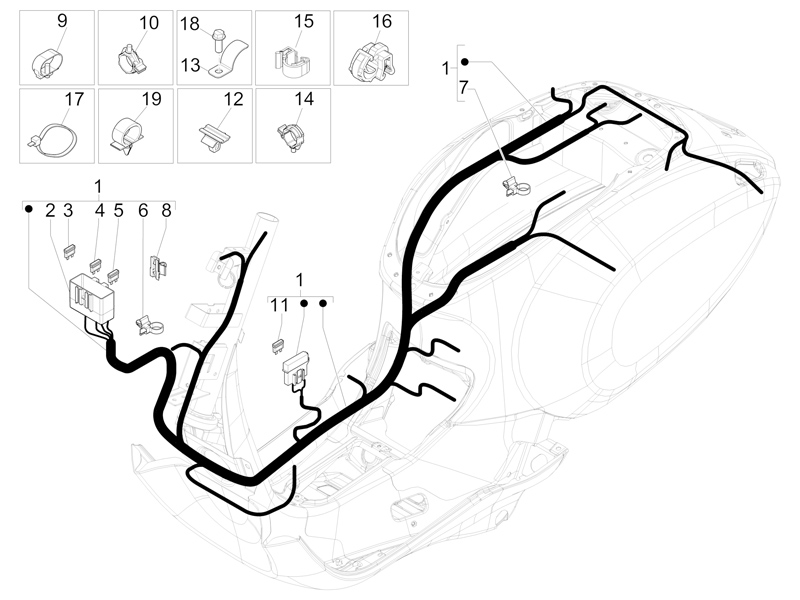 Main cable harness