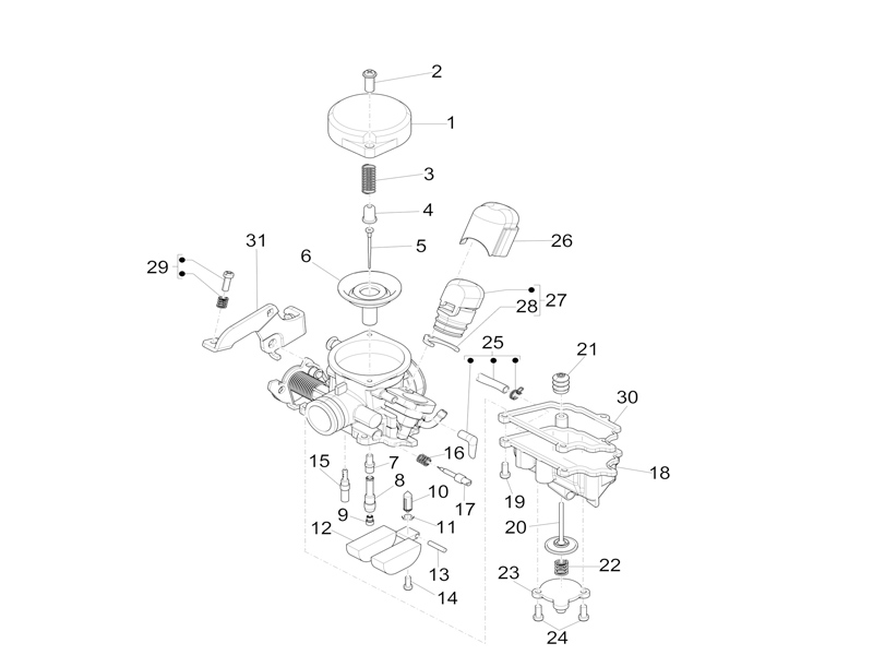 Carburetors components