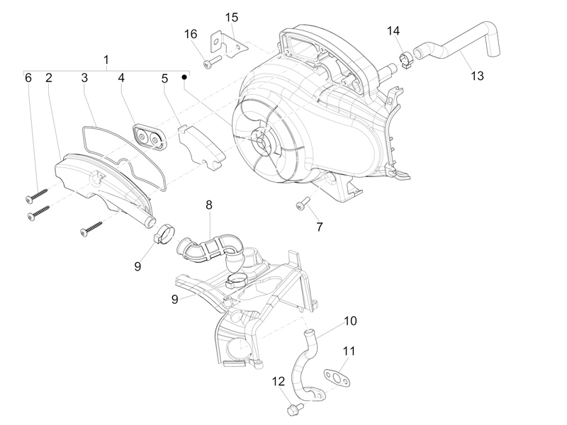 Secondary air box