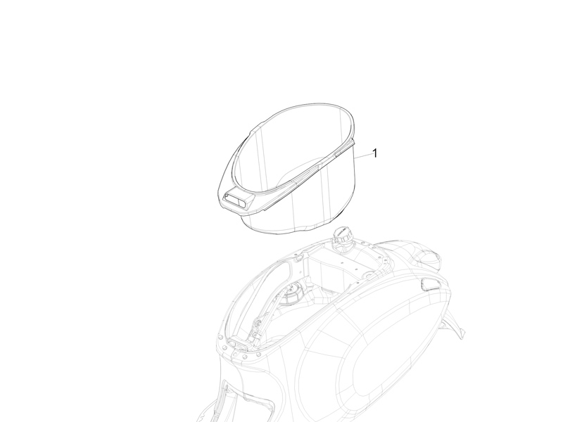Helmet huosing - Undersaddle