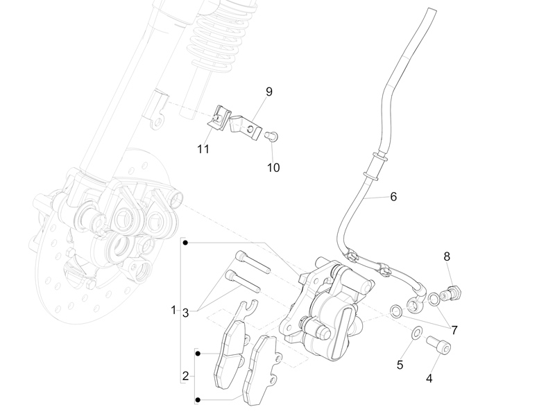 Brakes pipes - Calipers