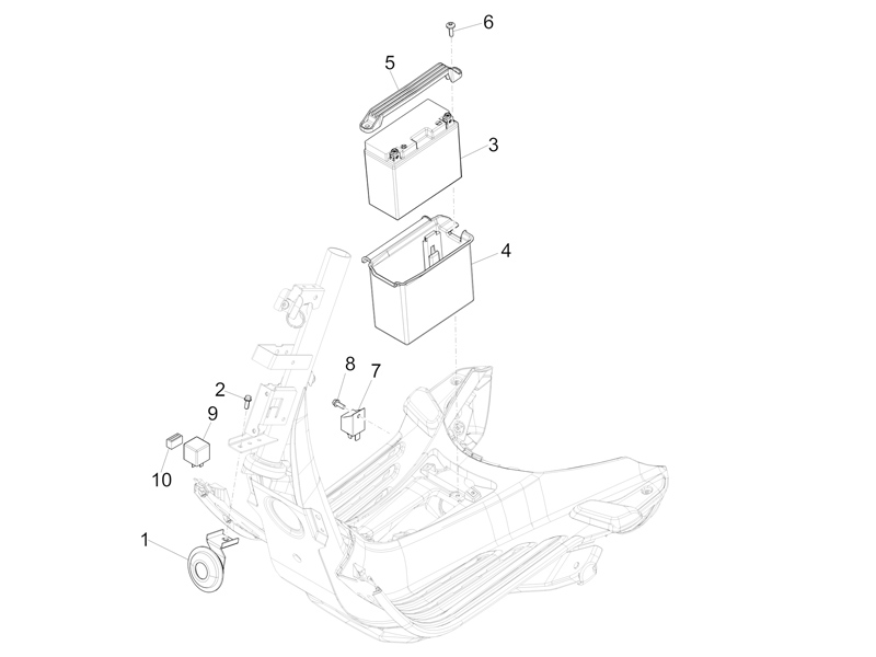 Remote control switches - Battery - Horn