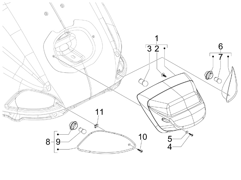 tail light - turn indicator 