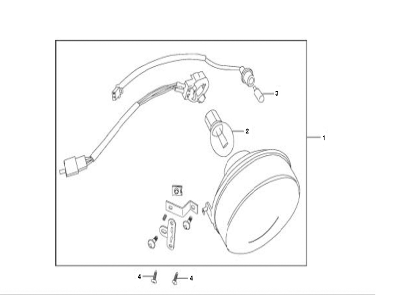 in verlegenheid gebracht kandidaat ginder Santini San Remo Koplamp - Onderdelen op tekening - San Remo - Santini -  Onderdelen op merk & type - BromfietsShop.nl