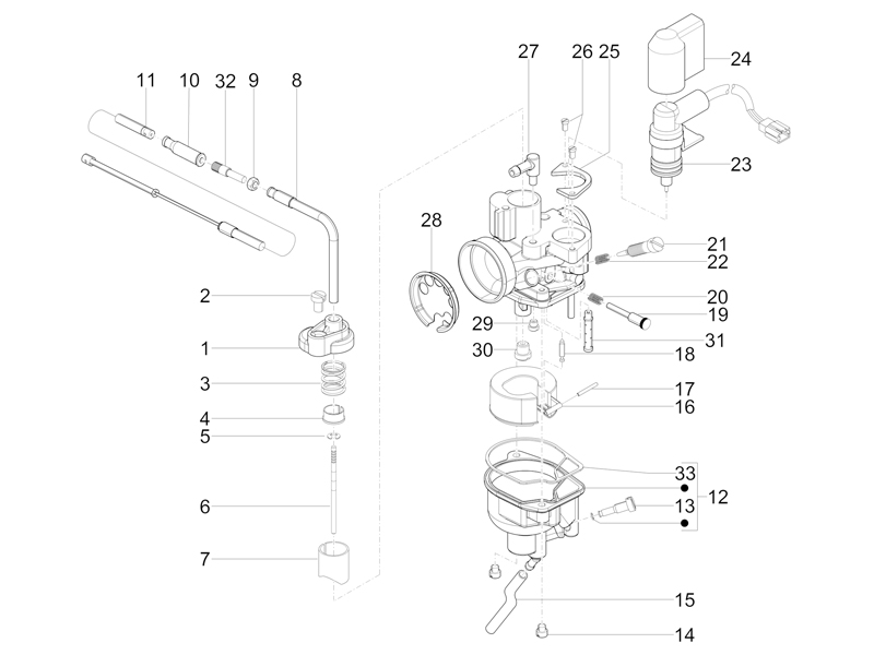 Carburetors components