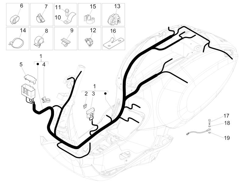 Main cable harness