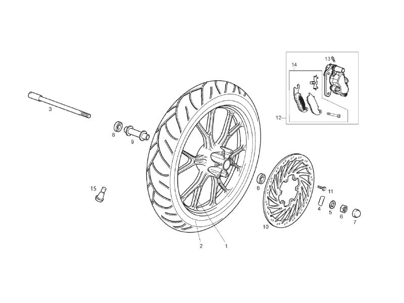 Front wheel