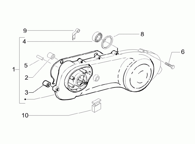 8.CRANKCASE COVER - COOLING