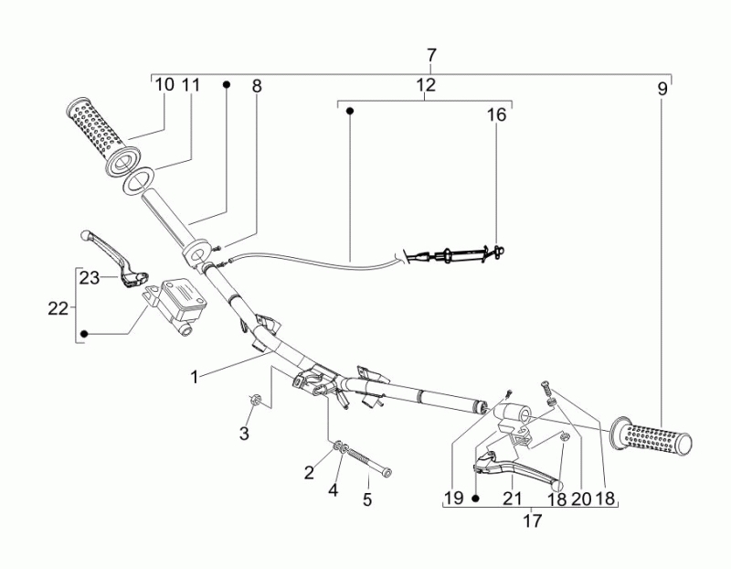 37.HANDLEBAR - BRAKE LEVER
