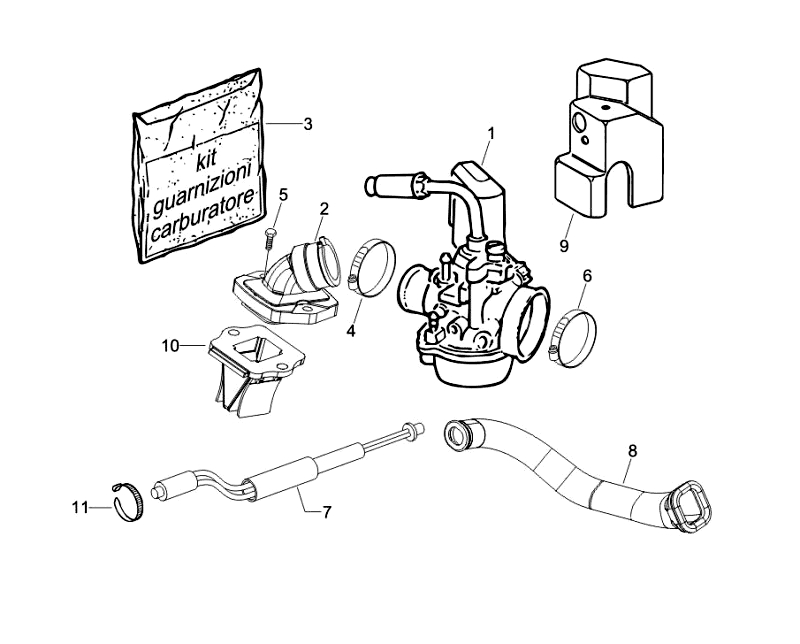 15.CARBURETOR MAINFOLD