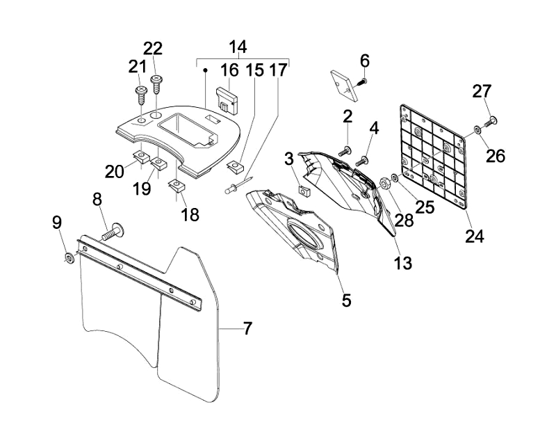 28.REAR WHEEL COVER
