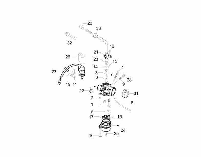 16.CARBURETOR COMPONENTS