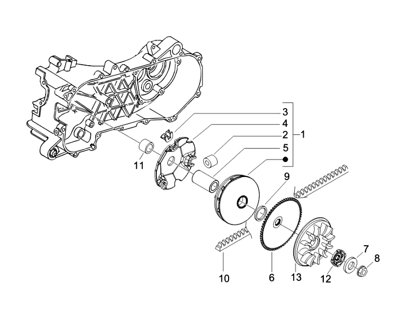 6.GEAR SIDE PULLEY