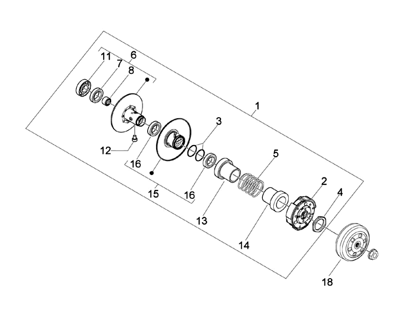 7.DRIVE SIDE PULLEY