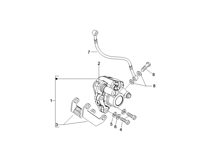 43.CALIPER BRAKE HOSE