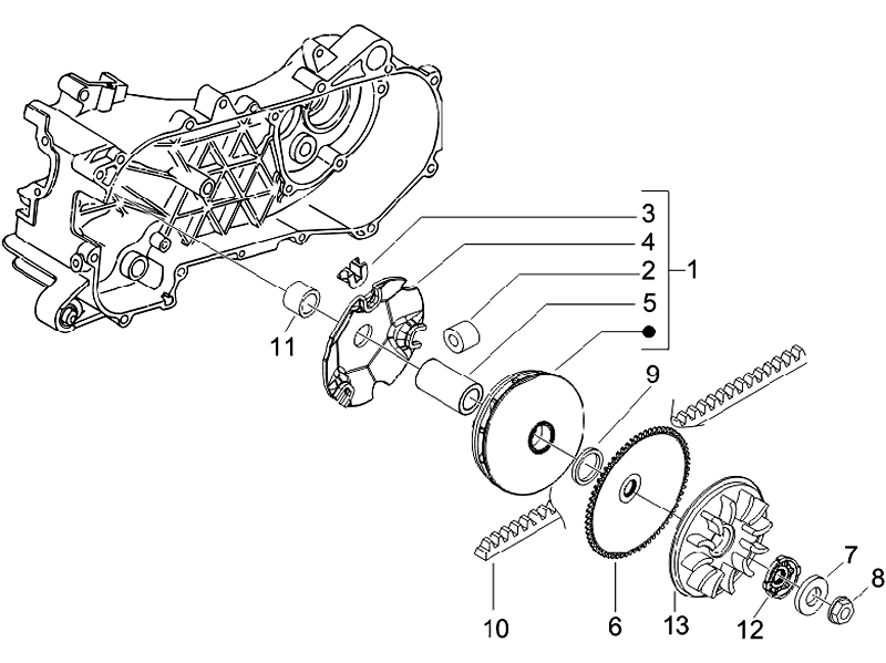 6.GEAR SIDE PULLEY