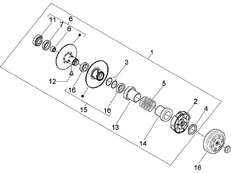 7.DRIVE SIDE PULLEY