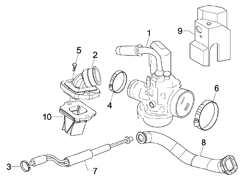 15.CARBURETOR MAINFOLD