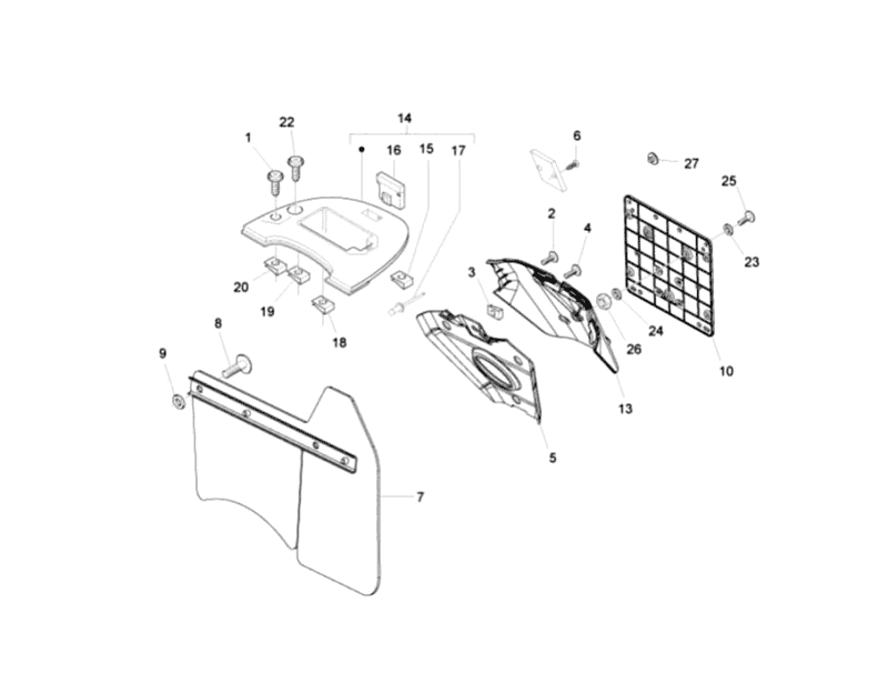 30.REAR COVERS - FENDER
