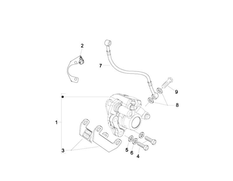 44.CALIPER BRAKE HOSES