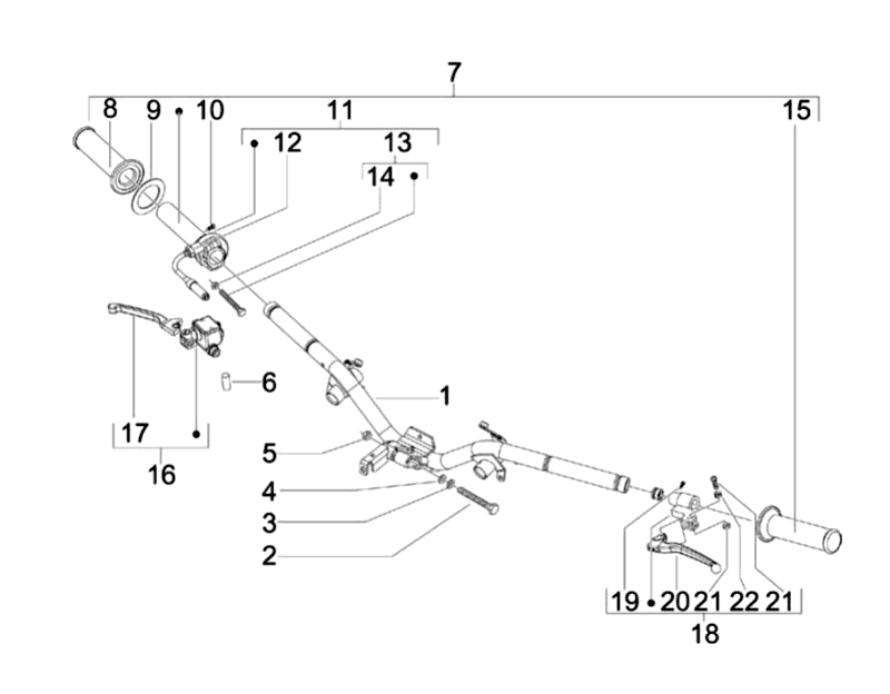 38.HANDLEBAR MASTER CYLINDER