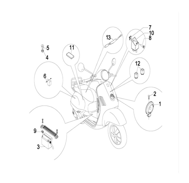 49.REMOTE BATTERY SWITCH HORN