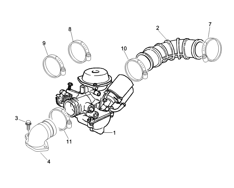 17.CARBURETOR MAINFOLD