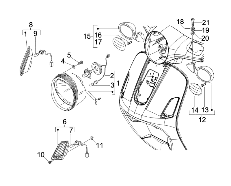 47.FRONT LIGHT TURN SIGNAL