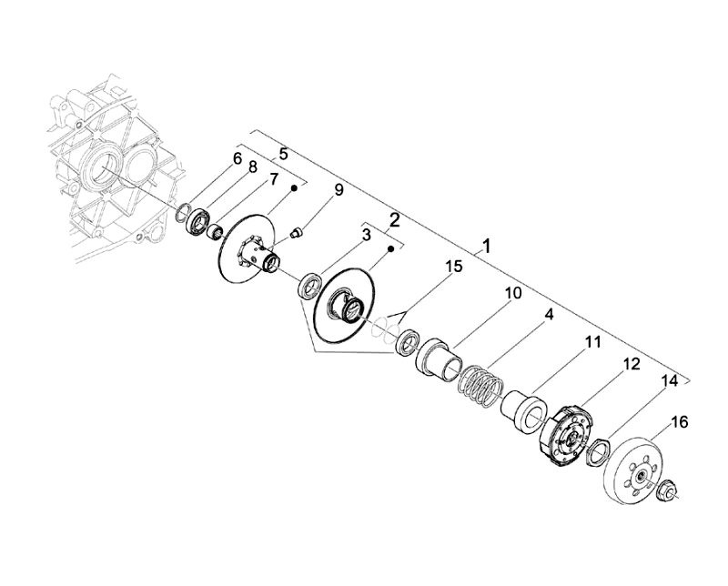 9.DRIVE SIDE PULLEY