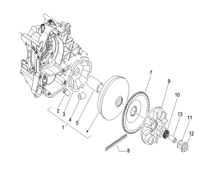 8.GEAR SIDE PULLEY