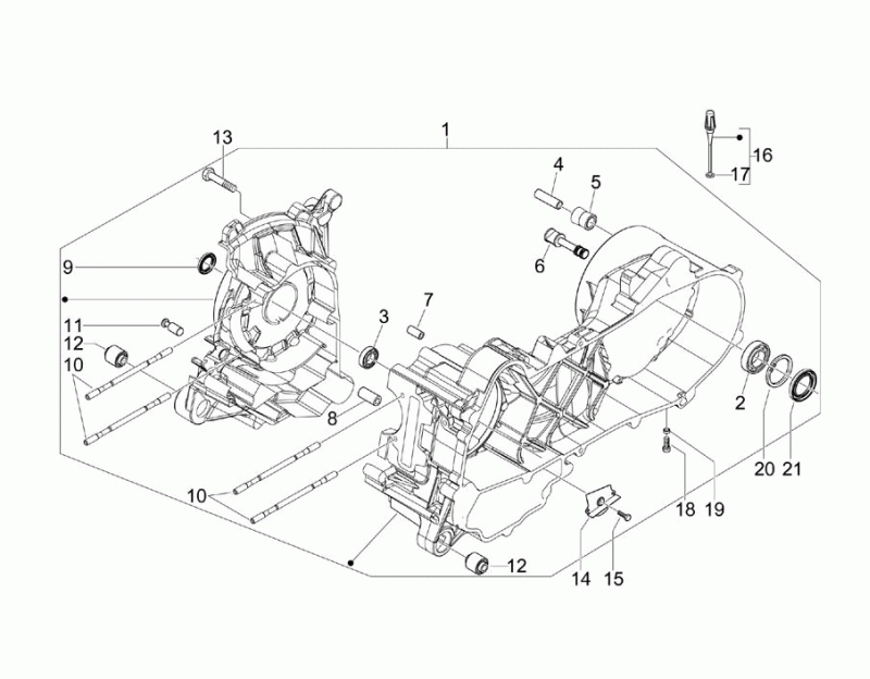 2.CRANK CASE
