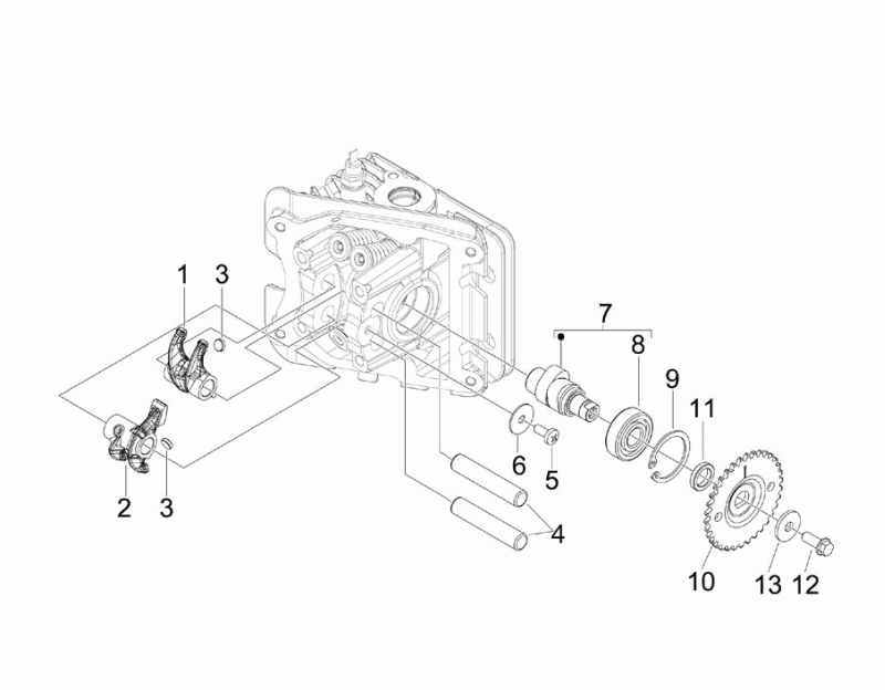 6.CAM SHAFT - ROCKER