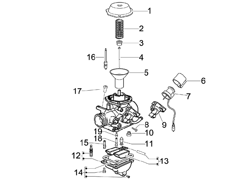 18.CARBURETOR COMPONENTS