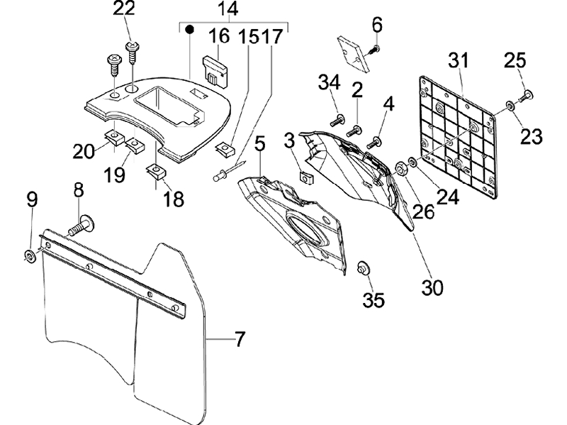 28.REAR WHEEL COVER